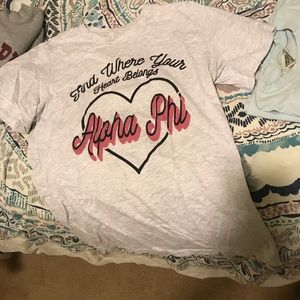 Alpha phi T-shirt